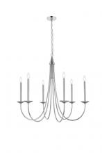  LD810D36C - Cohen 36 Inch Chandelier in Chrome