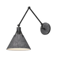  WV584510SL - Archer 10-in Steel Shade 1 Light Wall/Vanity