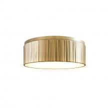  FM361212VB - Kensington 12-in Vintage Brass LED Flush Mount