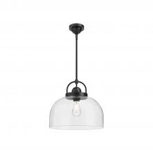  PD461101MB - Lancaster 15-in Matte Black 1 Light Pendant