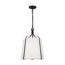 Visual Comfort & Co. Studio Collection AP1241SMS - Leander transitional 1-light indoor dimmable small hanging shade pendant in smith steel grey finish