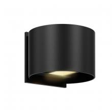  LEDWALL002D-BK - Round Directional LED Wall Sconce