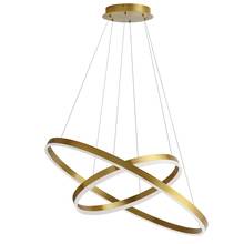  CIR-1497C-AGB - 97W Chandelier, Aged Brass w/ White Acrylic Diffuser