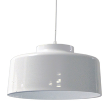  KUP-201P-WH - 1 Light Metal Pendant, White Finish