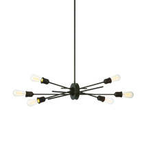  NEB-326HP-ES - 6LT Horizontal Pendant, Espresso Finish