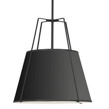 Dainolite TRA-304P-BK - 4LT Trapezoid Pendant BK Shade w/ 790 Diff