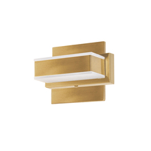  VLD-215-1W-GLD - 5W LED Wall Vanity, Aged Brass Finish