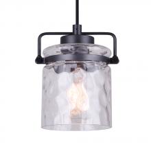  IPL707A01GPH - Arden 1 Light Pendant, Graphite Finish