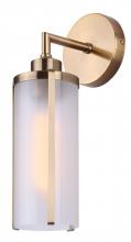  IWF2097B01GD - DAPHNE 4.75 in. 1 Light Gold Sconce with Frosted Glass Shade