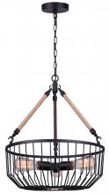  ICH1061A03BK18 - THEO 3 Light Chandelier