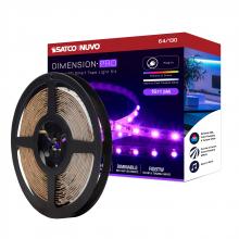  64/130 - Dimension Pro; Tape light strip; 16 ft.; Hi-Output; RGB plus Tunable White; Plug connection;