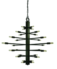  4409 MB - 28-Light Mahogany Bronze Simone Chandelier