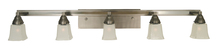  4775 SP/PN - 5-Light Satin Pewter/Polished Nickel Mercer Sconce