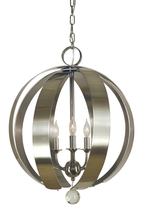  4778 PN/BN - 5-Light Polished Nickel Venus Chandelier