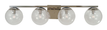  4834 PN - 4-Light Polished Nickel Jupiter Bath Sconce