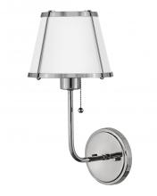 Hinkley 4890PN - Medium Single Light Sconce