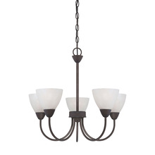  190006763 - Thomas - Tia 22.5'' Wide 9-Light Chandelier - Painted Bronze