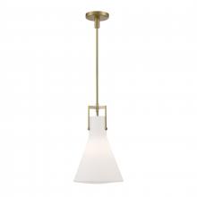  4661-AN-MO - Izel 12'' Wide 1-Light Pendant - Antique Brass