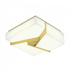  5396-SB-MA - Candeau 12.75'' Wide Integrated LED Flush Mount - Satin Brass