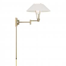  6671-AN-TW - Cody 13'' High 1-Light Swingarm Sconce - Antique Brass