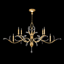  700840-SF3 - Beveled Arcs 74"W Oblong Chandelier